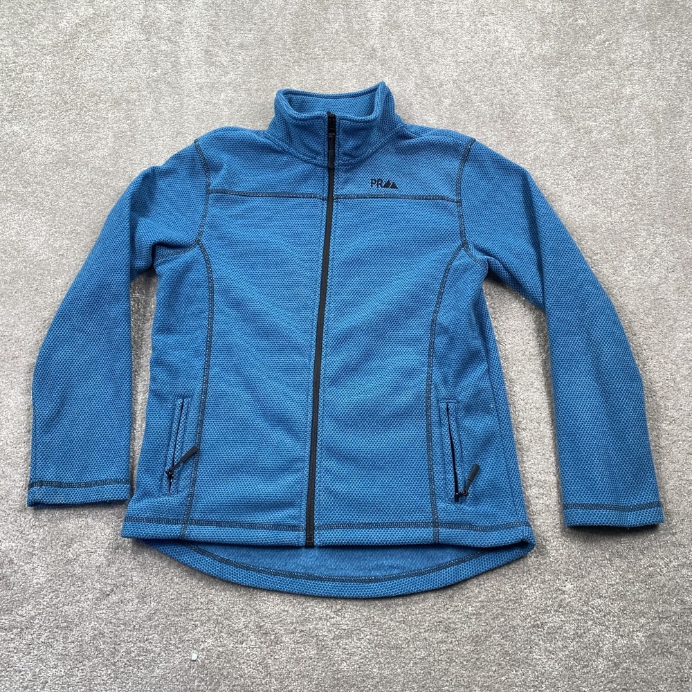 Powder River Outfitters By Panhandle Women's Knit Full Zipper Jacket Size L Blue